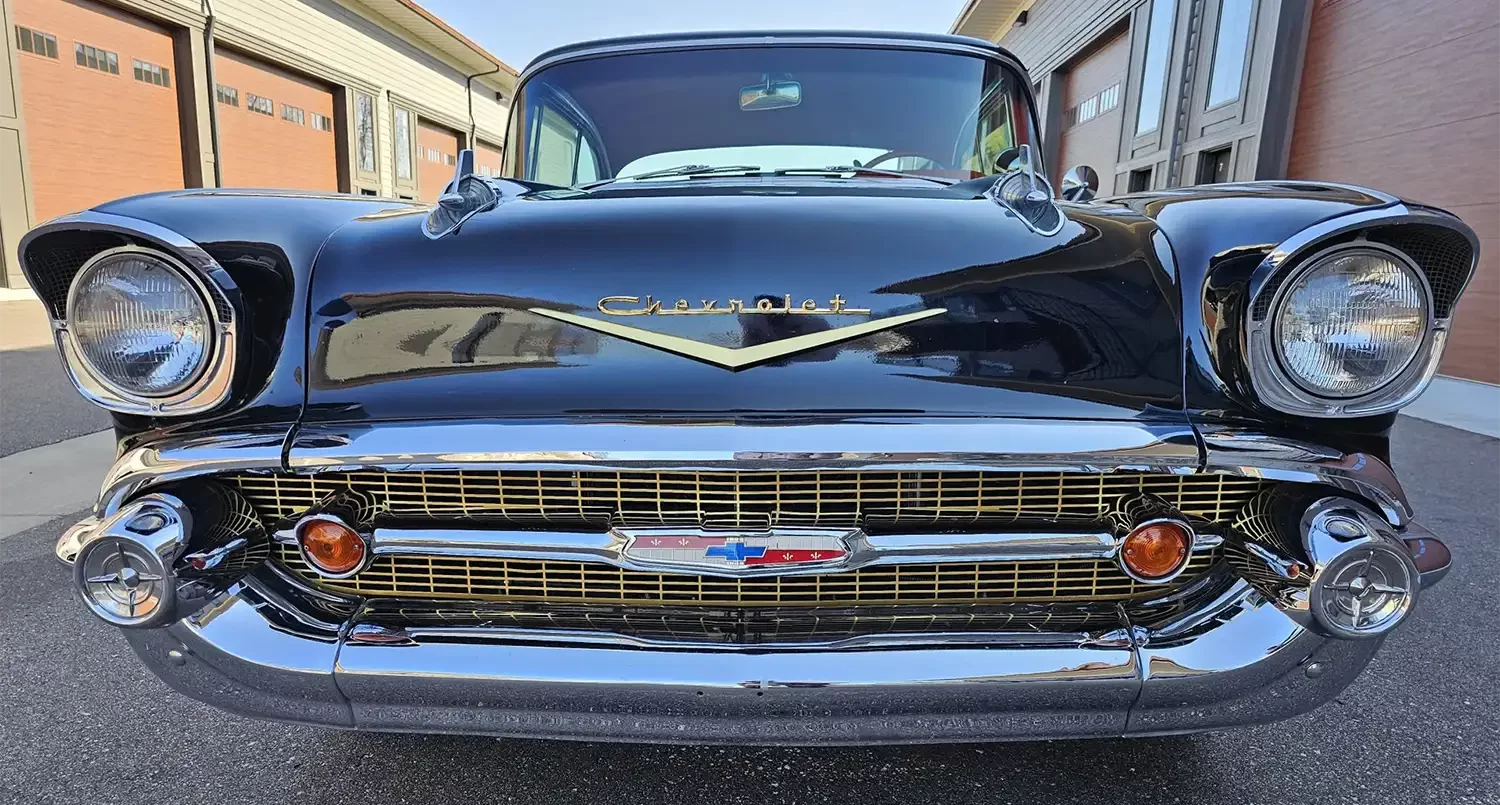 1957 Chevrolet Bel Air: Black Beauty with a Built 383 V8