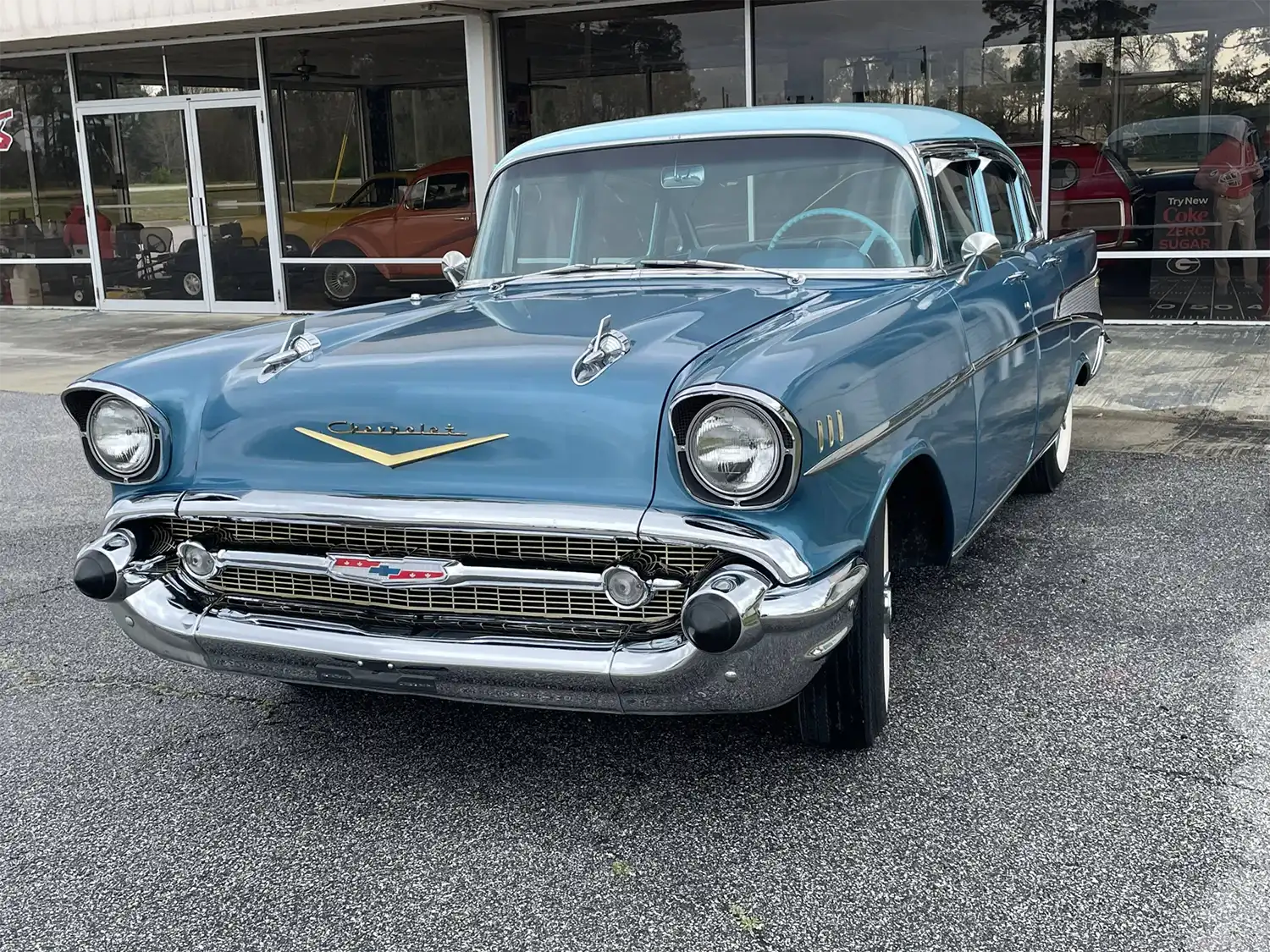 Pristine ’57 Chevy Bel Air 4-Door Hard Top: A Dream Cruiser