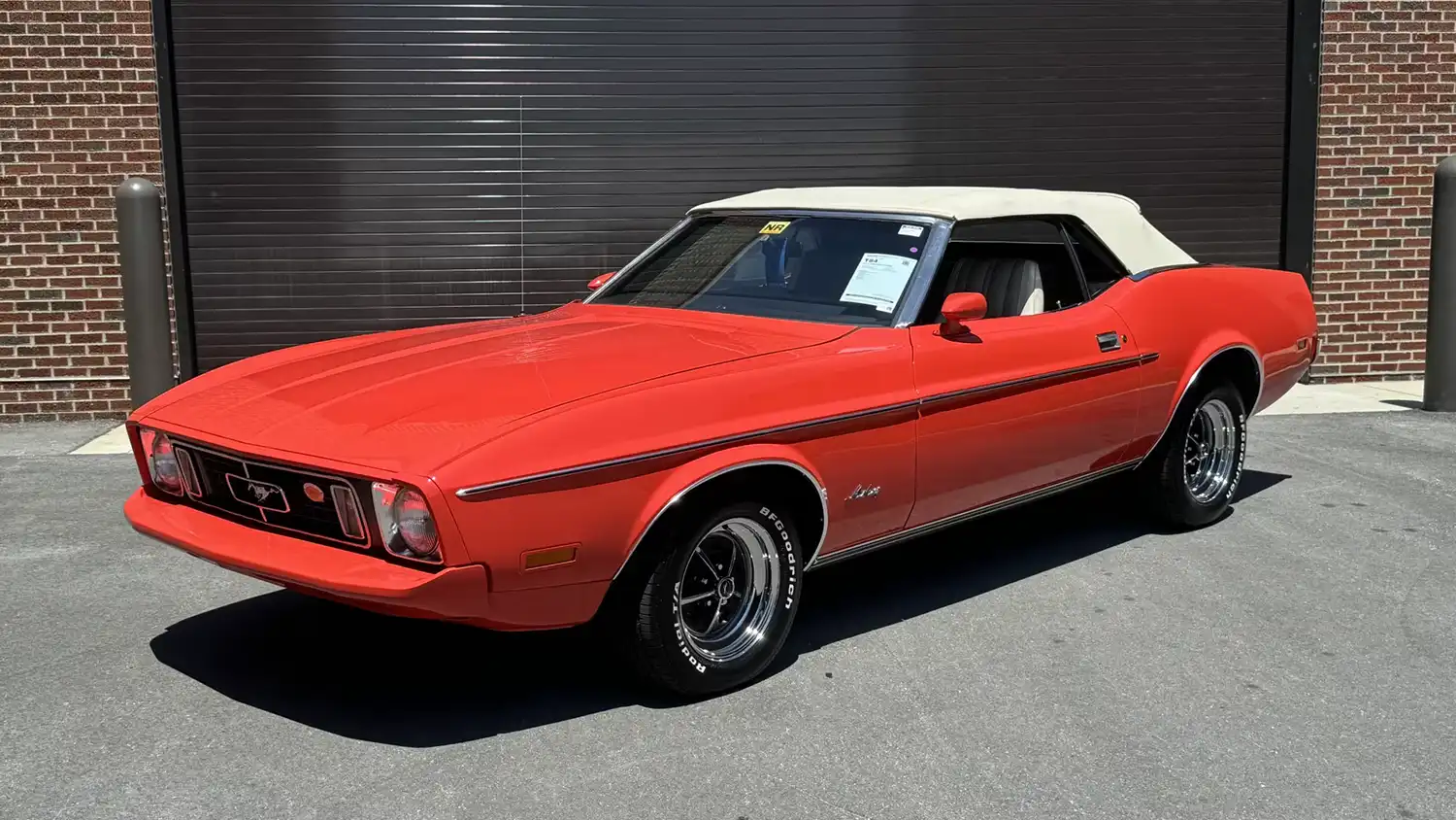 Rare Coral Beauty: 1973 Ford Mustang Convertible with 302 V-8