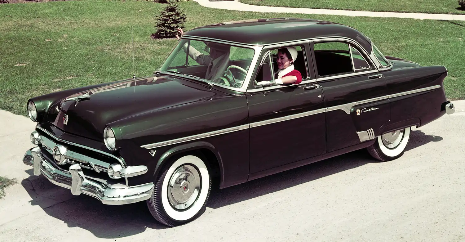1954 Ford Crestline Four-Door Sedan: A Family Favorite of the Mid-Fifties