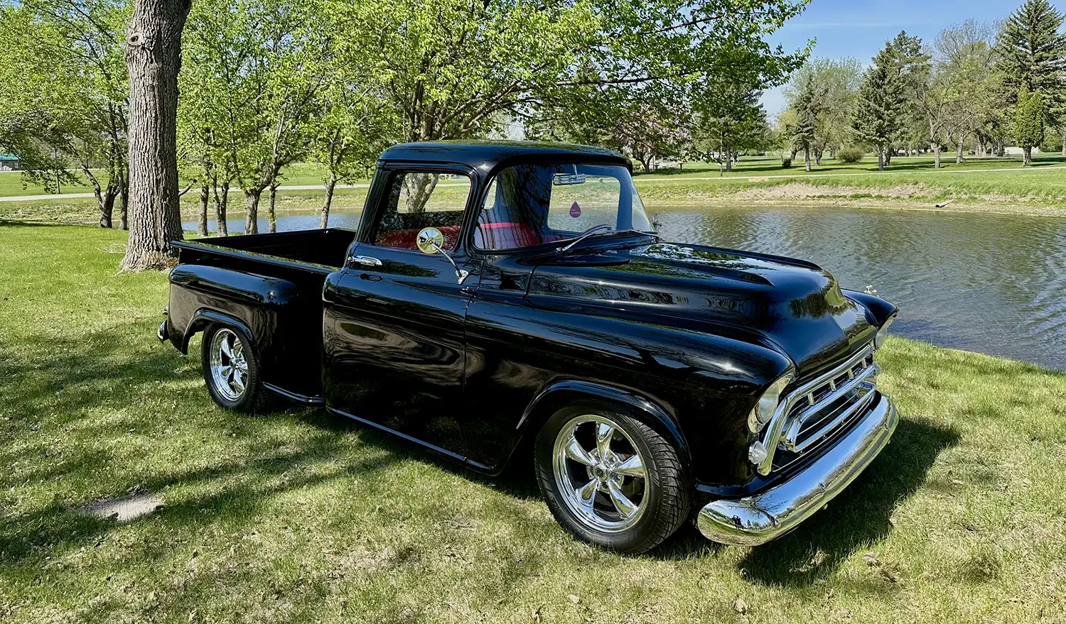 Blacked-Out Beauty: The Ram Jet 350-Powered 1957 Chevrolet 3100