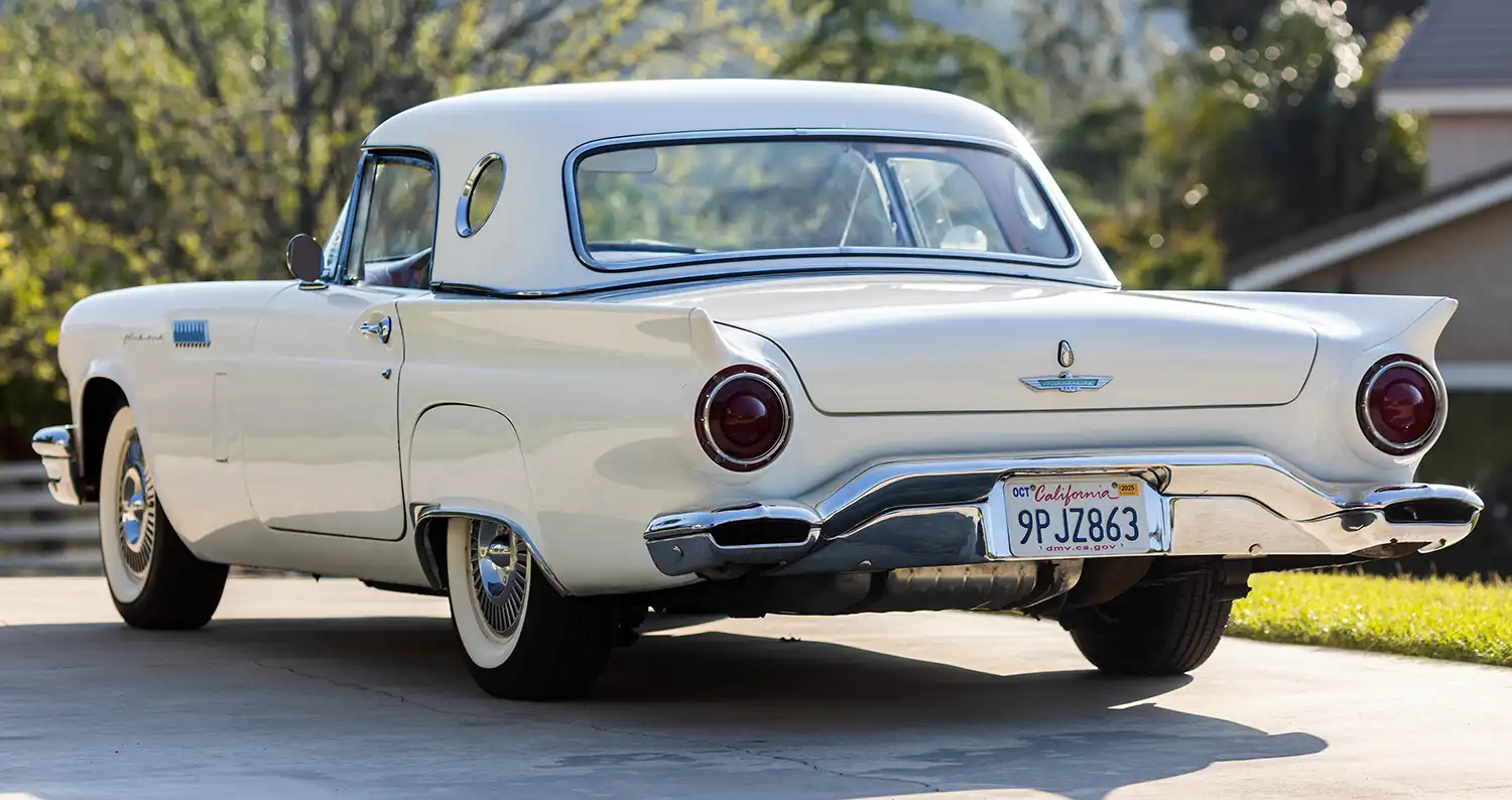 1957 Ford Thunderbird in Colonial White with Rebuilt 312 V8 and Modern Touches