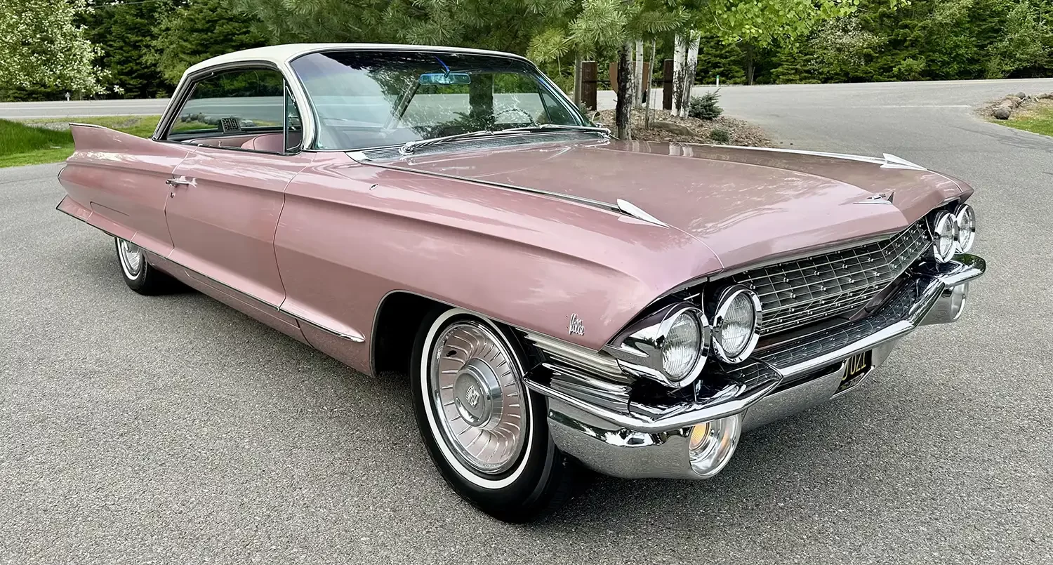 Fontana Rose ’61 Cadillac DeVille: Original Owner, A/C