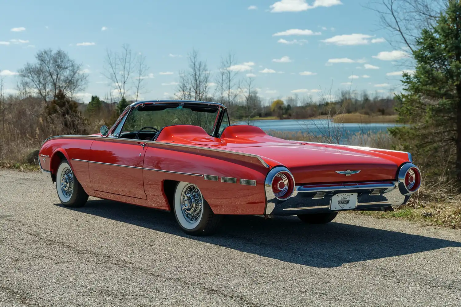 Rare ’62 Thunderbird Sports Roadster: Rangoon Red Elegance