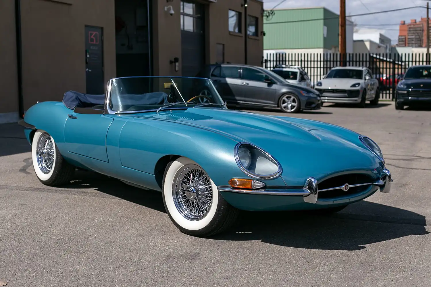 1962 Jaguar XKE Series I Roadster: Timeless Elegance in Silver Blue