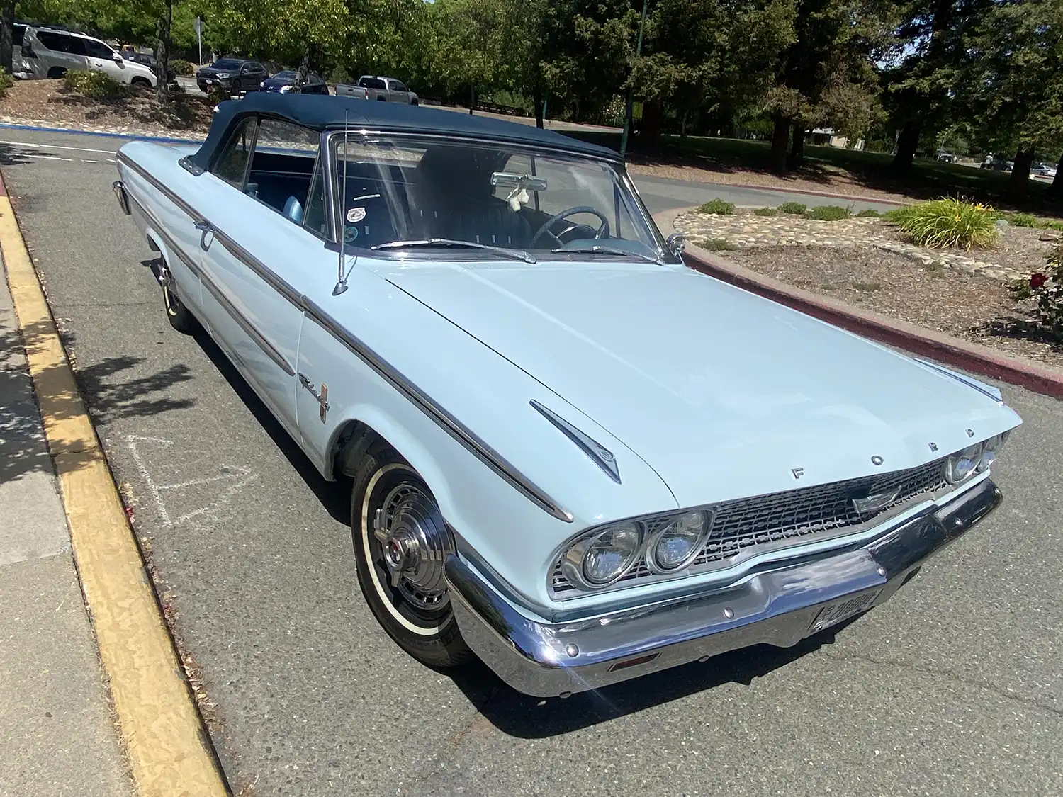 Timeless Blue: A 1963 Ford Galaxie 500XL Convertible Icon 