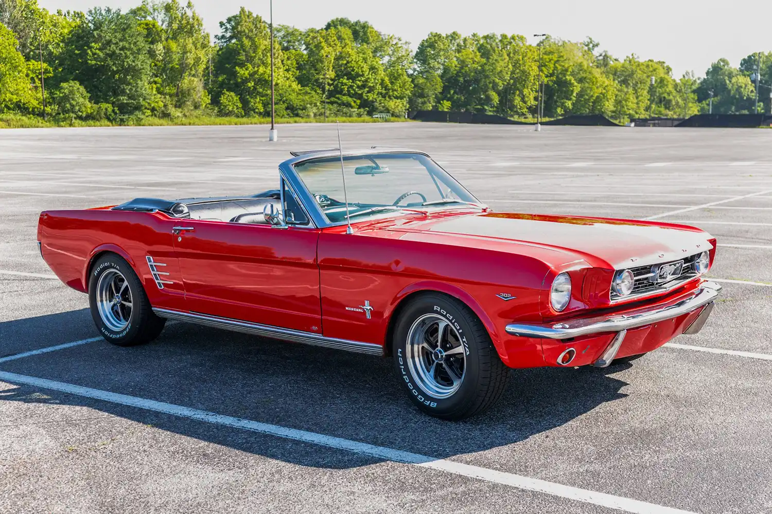 302-Powered 1966 Ford Mustang Convertible Blends Vintage Style with Modern Upgrades