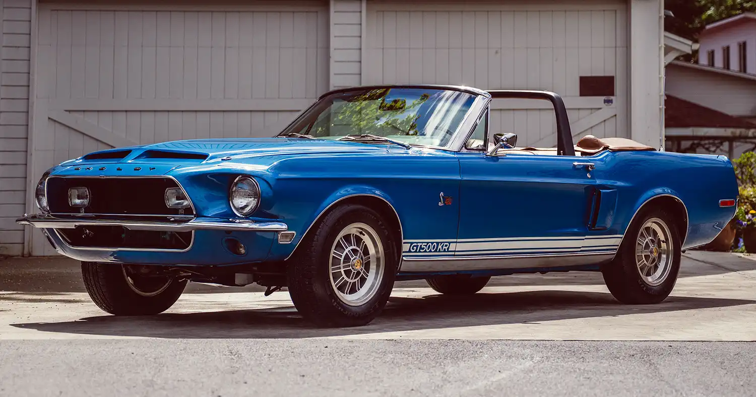 The King of the Road: 1968 Shelby GT500 KR Convertible