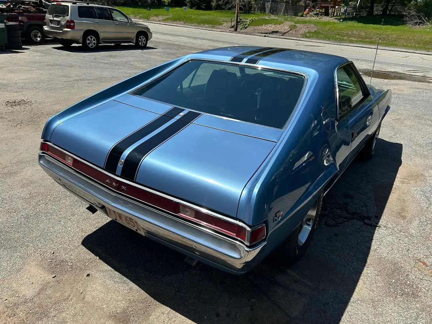 1969 AMC AMX 390: Go Package Muscle in Beale St. Blue