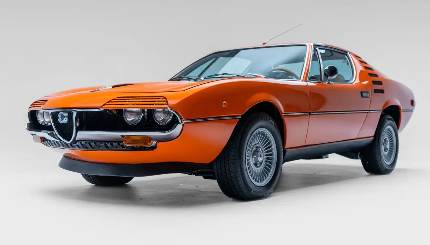 Alfa Romeo Montreal V8 Coupe Returns in Striking Orange Finish