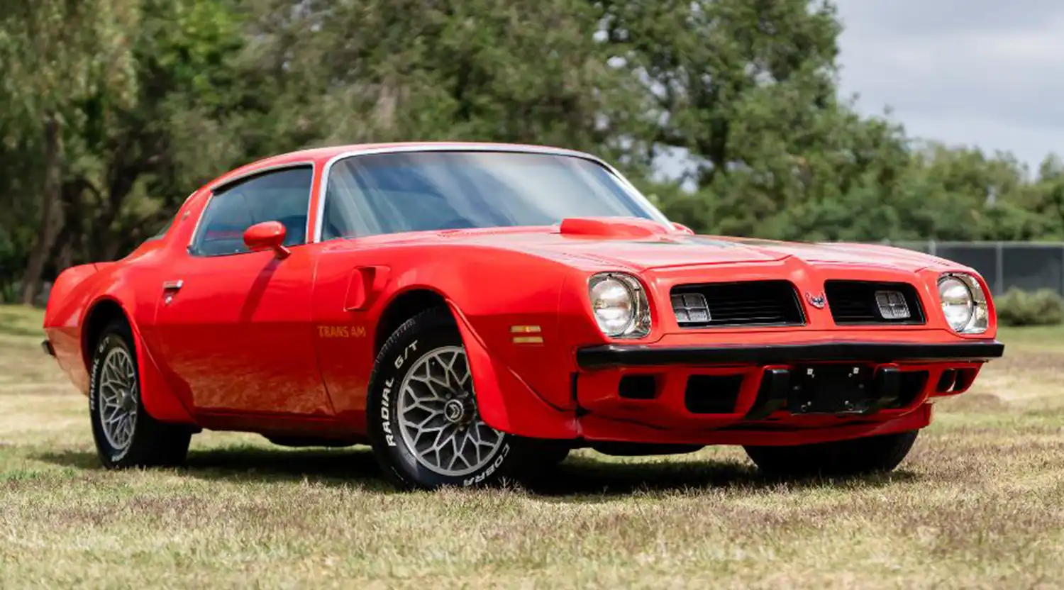 1975 Pontiac Firebird Trans Am: Rebuilt 400 V8, Buccaneer Red Beauty