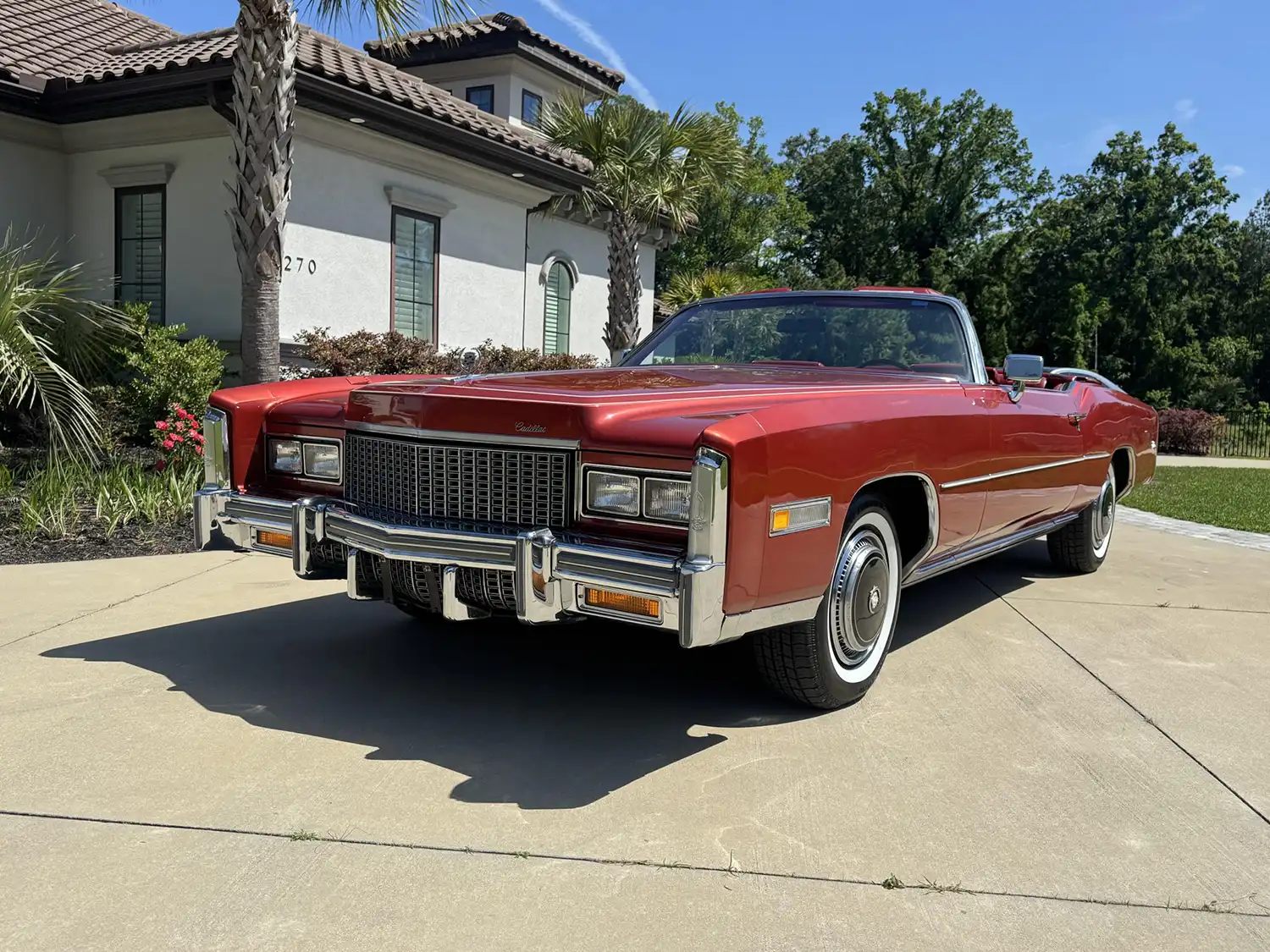 1976 Cadillac Eldorado Convertible: A Red Metallic Time Capsule