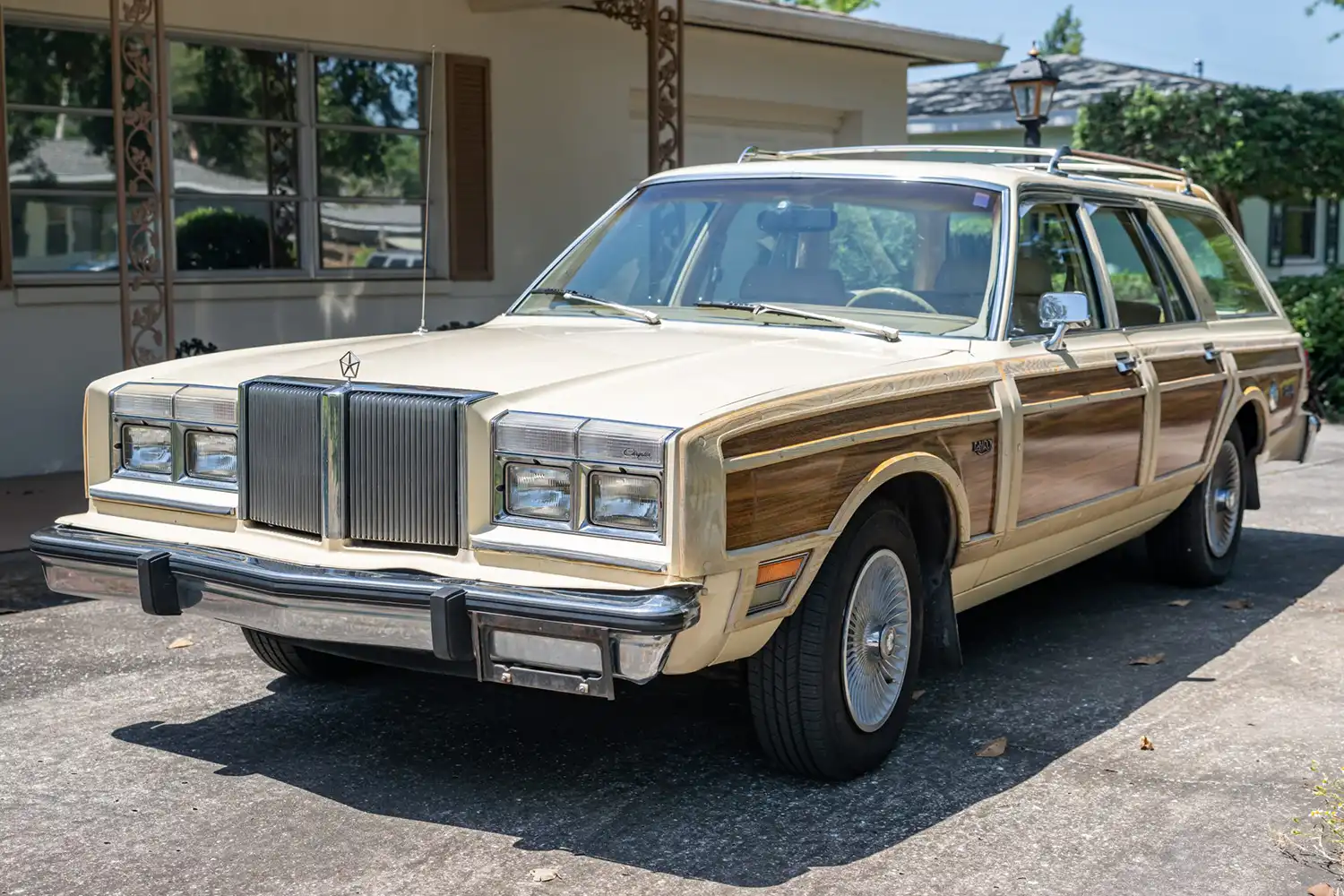1981 Chrysler LeBaron Town & Country: One-Owner Beige Cruiser with V8 Power