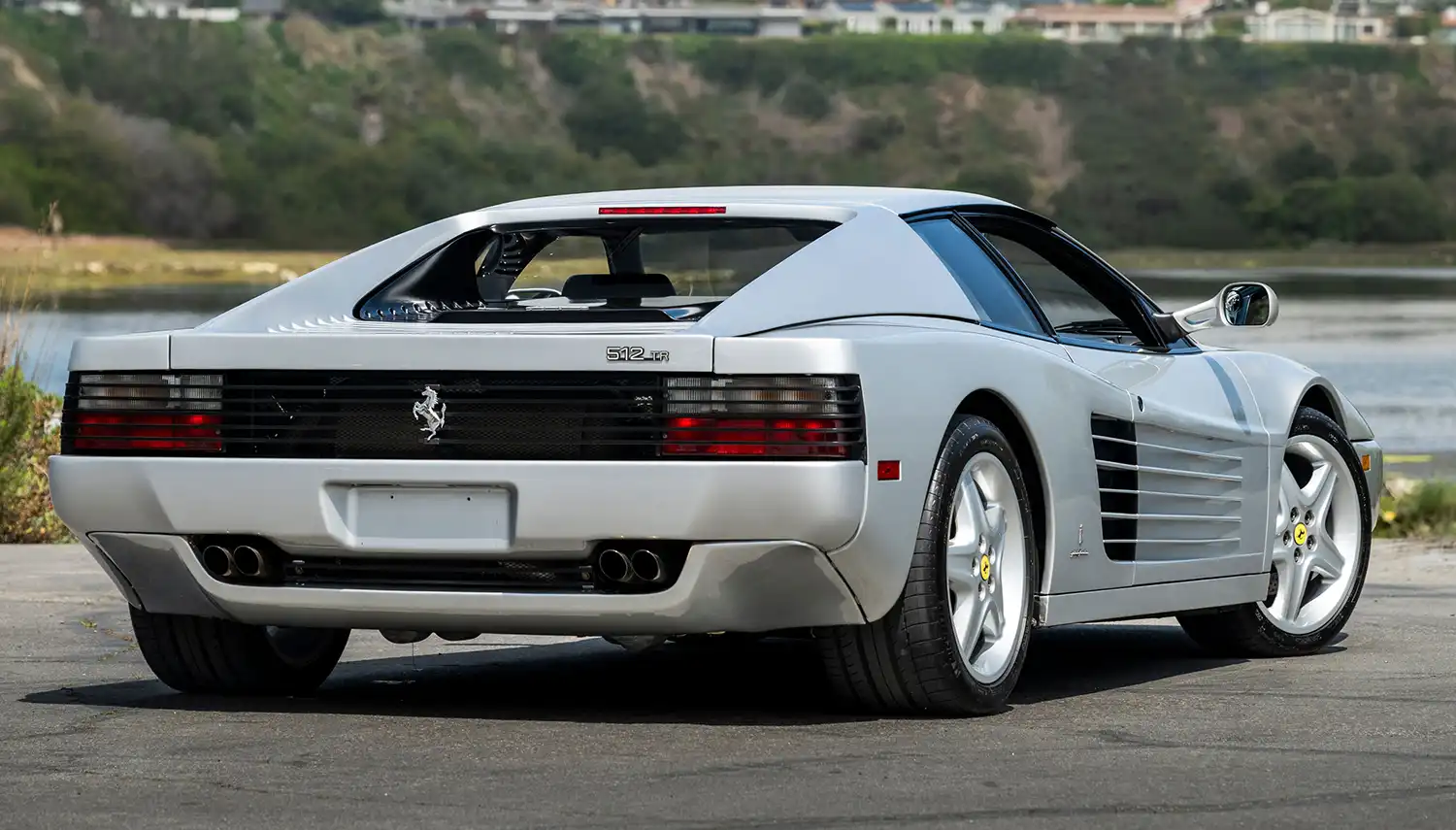 Rare 1992 Ferrari 512 TR in Silver with Nero Interior