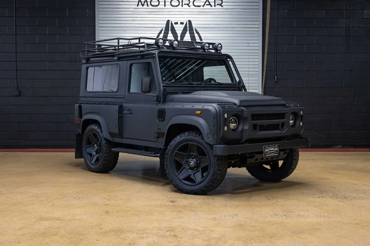 1995 Land Rover Defender 90: Matte Black Kahn Design, V8 Power 1995 Land Rover Defender 90: Matte Black Kahn Design, V8 Power