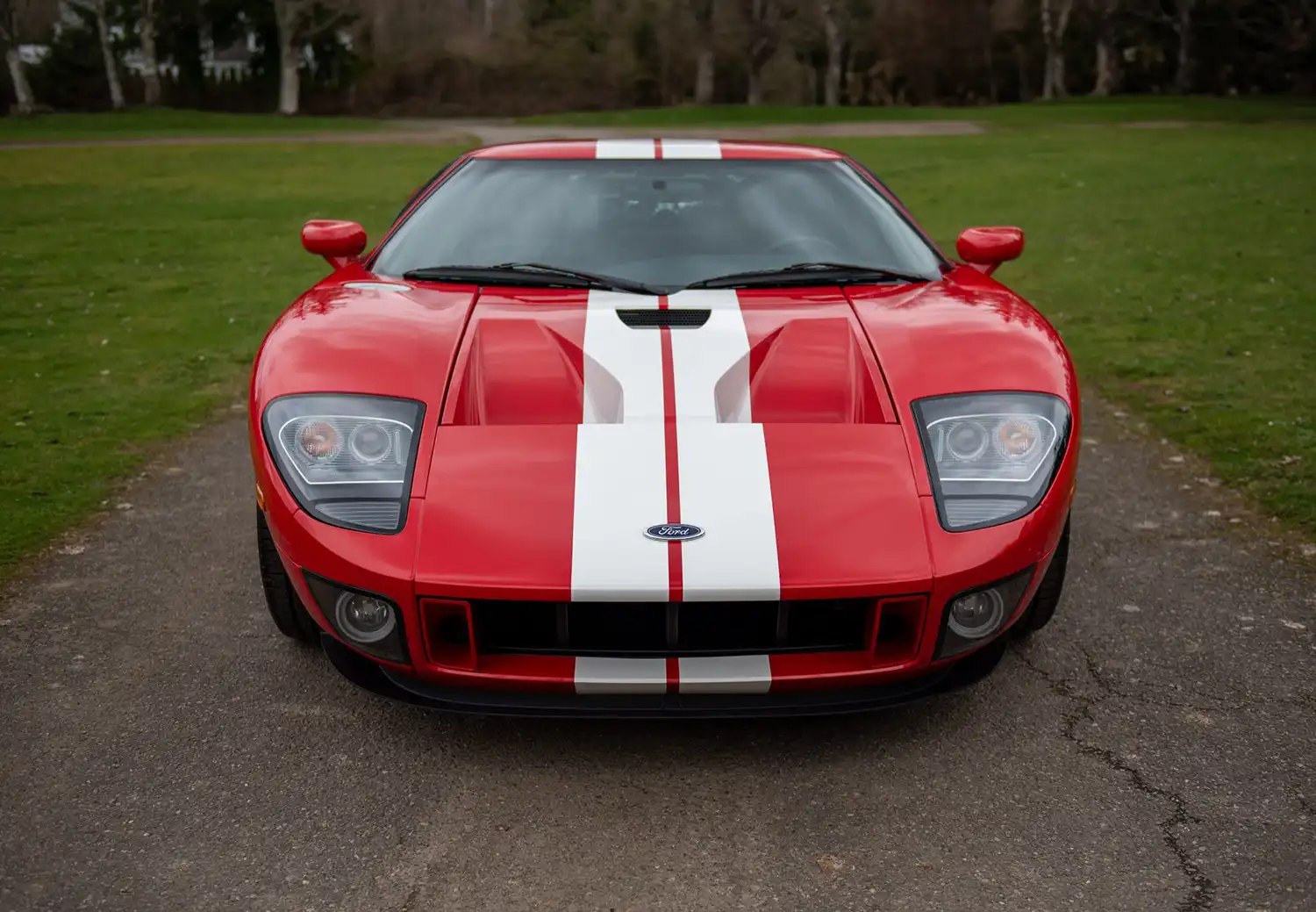 Low-Mileage 2005 Ford GT: A Mark IV Red Supercar with Just 2k Miles