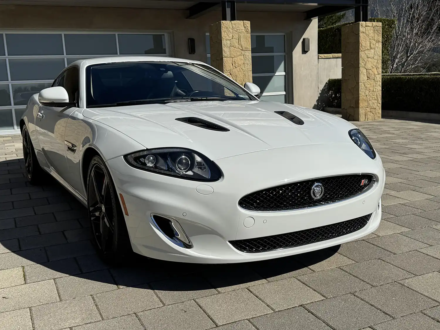 2012 Jaguar XKR: Supercharged Power in Polaris White