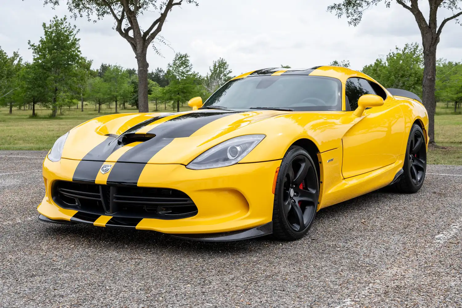Race Yellow Fury: 2014 SRT Viper GTS with Low Mileage