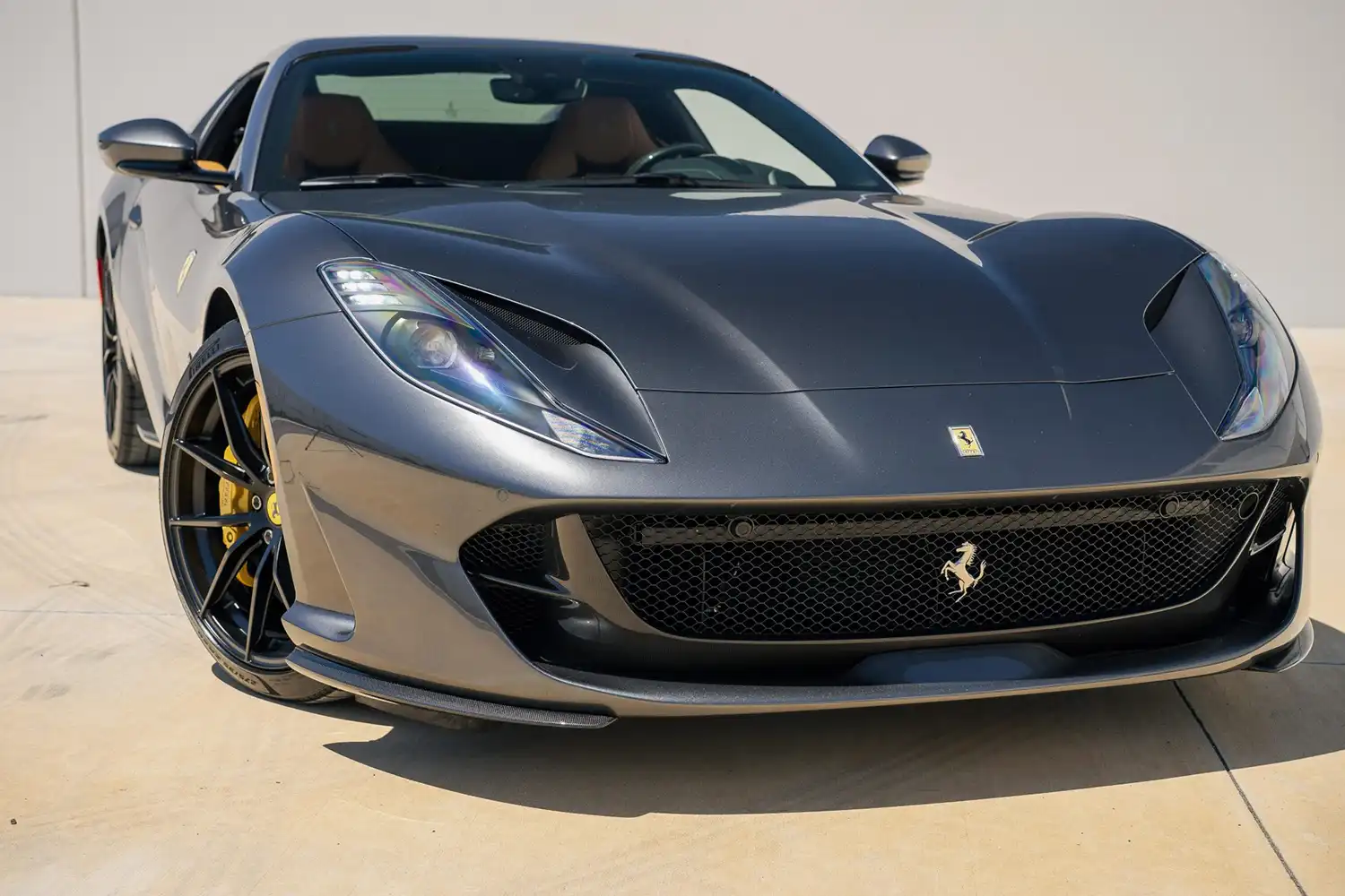 Grigio Grand Tourer: 2022 Ferrari 812 GTS with V12 Power