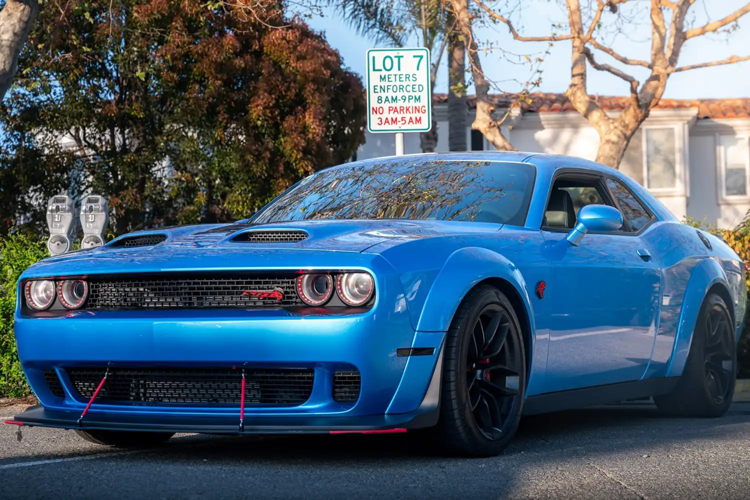 Blue Fury Unleashed: The 2023 Dodge Challenger SRT Hellcat Widebody Jailbreak