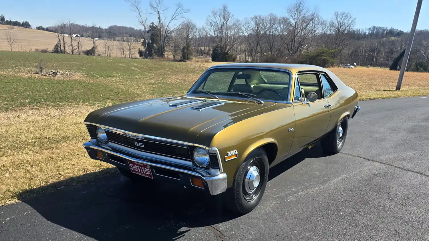 Numbers-Matching Survivor: 1972 Chevrolet Nova 350 V8 4-Speed