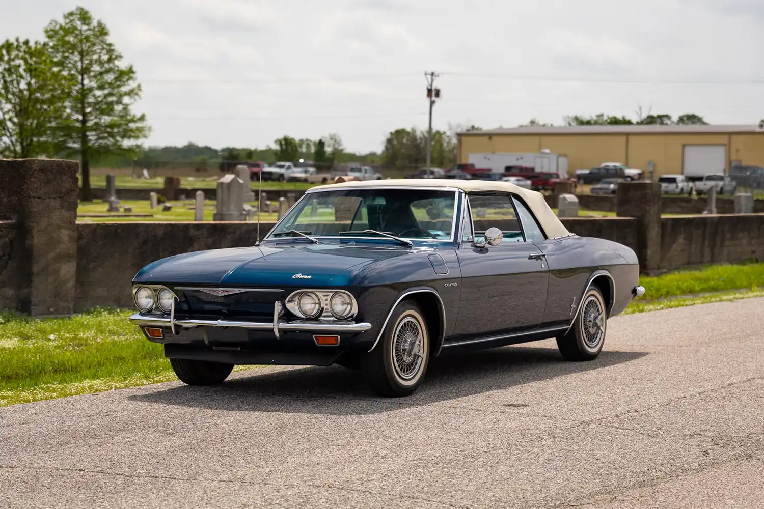1965 Chevrolet Corvair Corsa Convertible: Turbocharged Fun in Blue