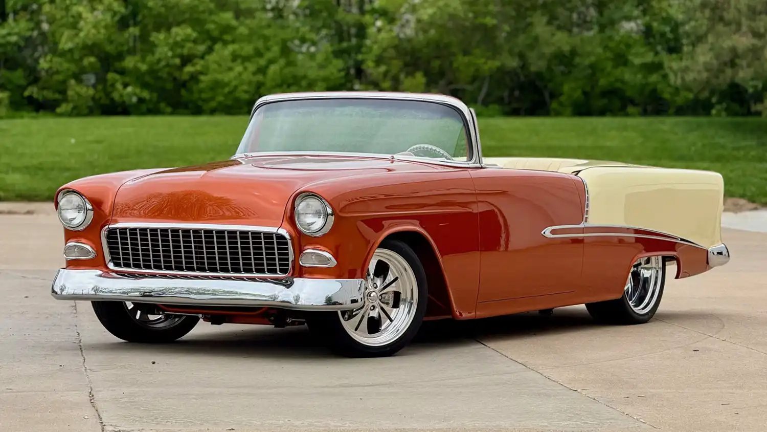 1955 Chevrolet Bel Air Convertible: A Stunning Custom Restomod