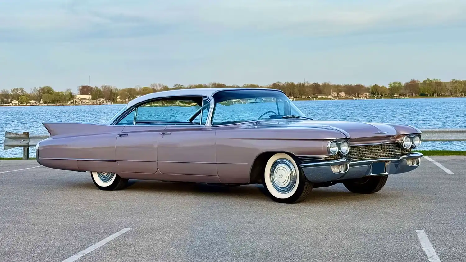 Lavender Luxury: 1960 Cadillac DeVille Sedan with Low Mileage