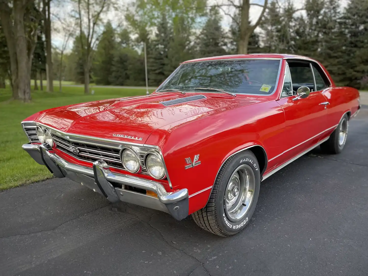 1967 Chevrolet Chevelle SS: American Muscle Power in Bolero Red