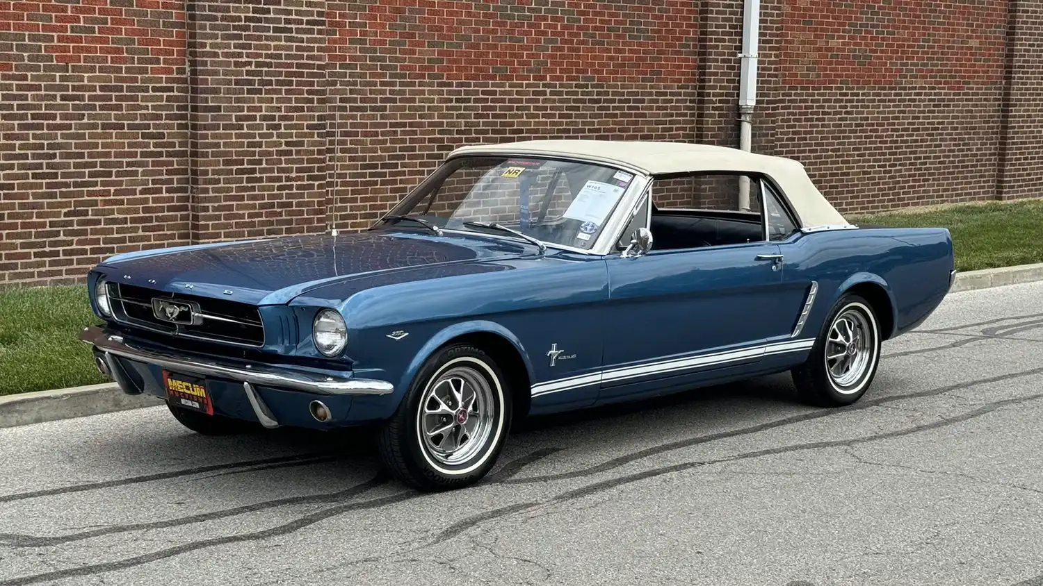 Early Pony Car: 1965 Ford Mustang Convertible with V-8 and A/C