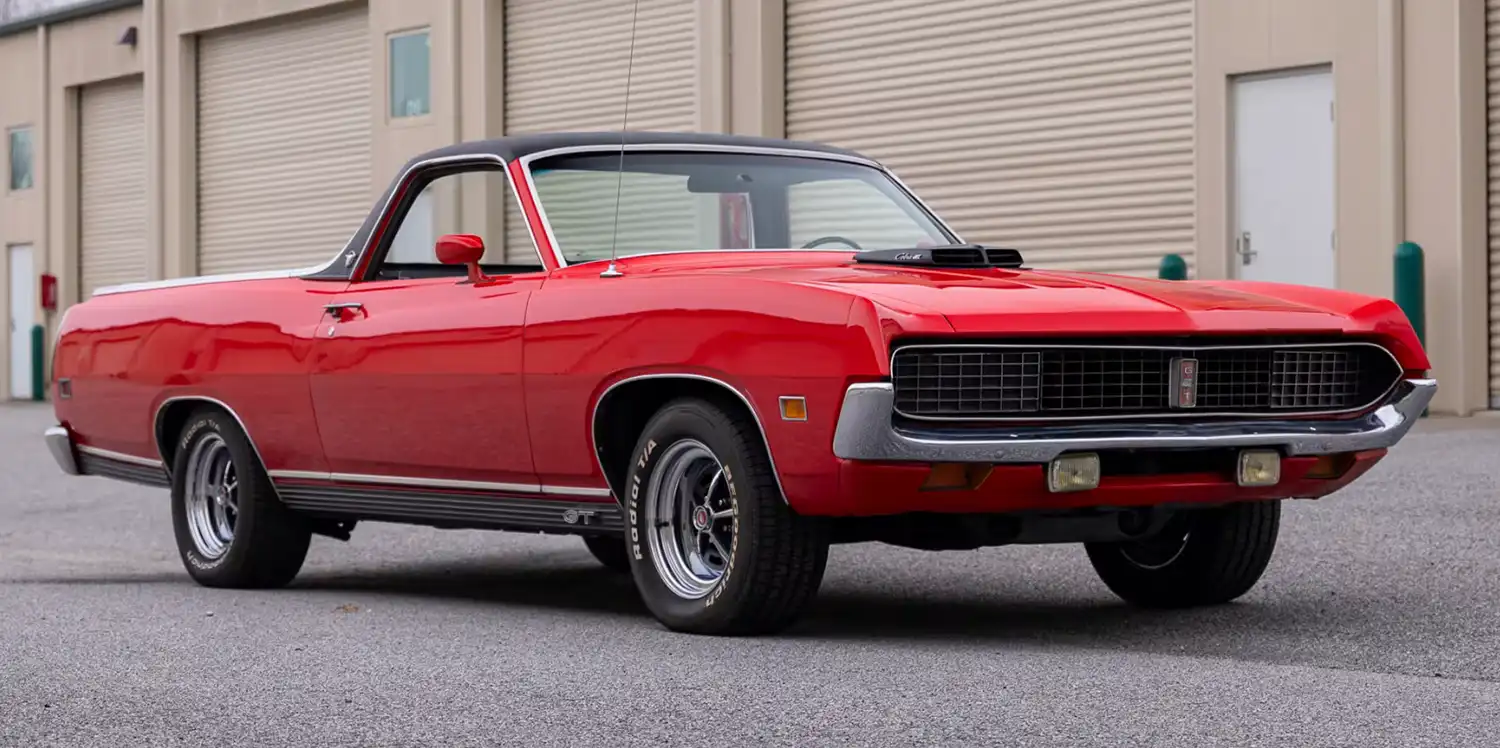 1971 Ford Ranchero GT 429 CI Cobra Jet V-8 Automatic Pickup