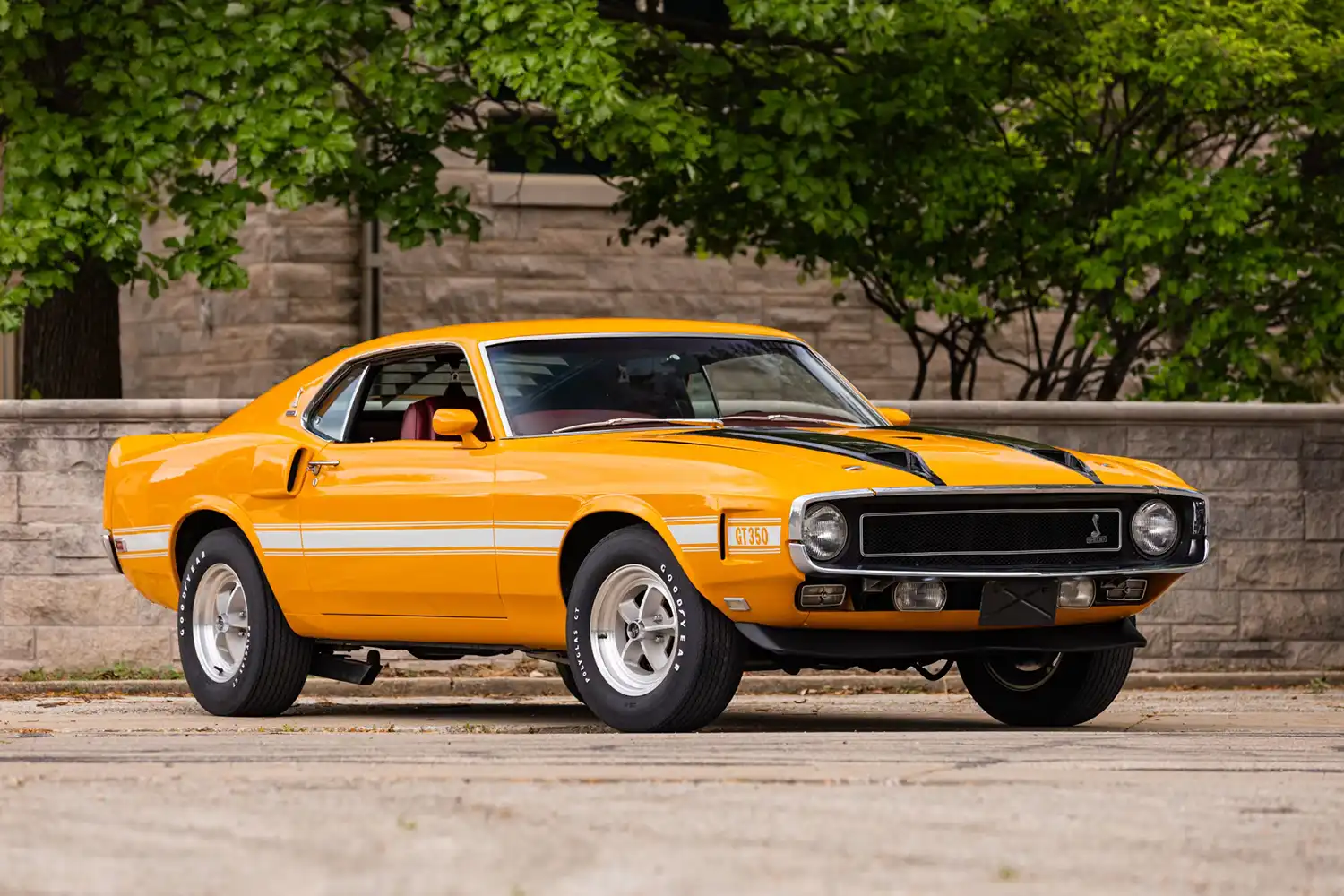 One of a Kind: 1970 Shelby GT350 in Grabber Orange with Red Interior