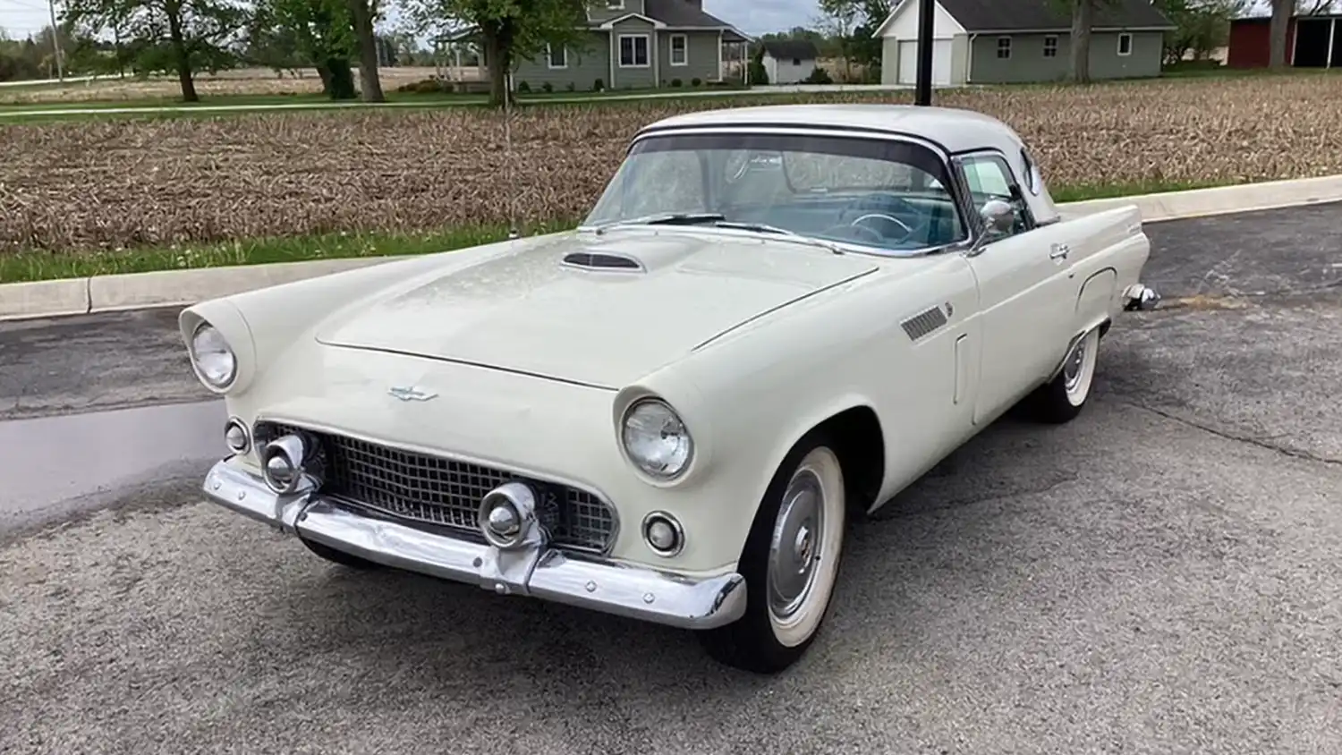 1956 Ford Thunderbird Convertible: Colonial White Classic