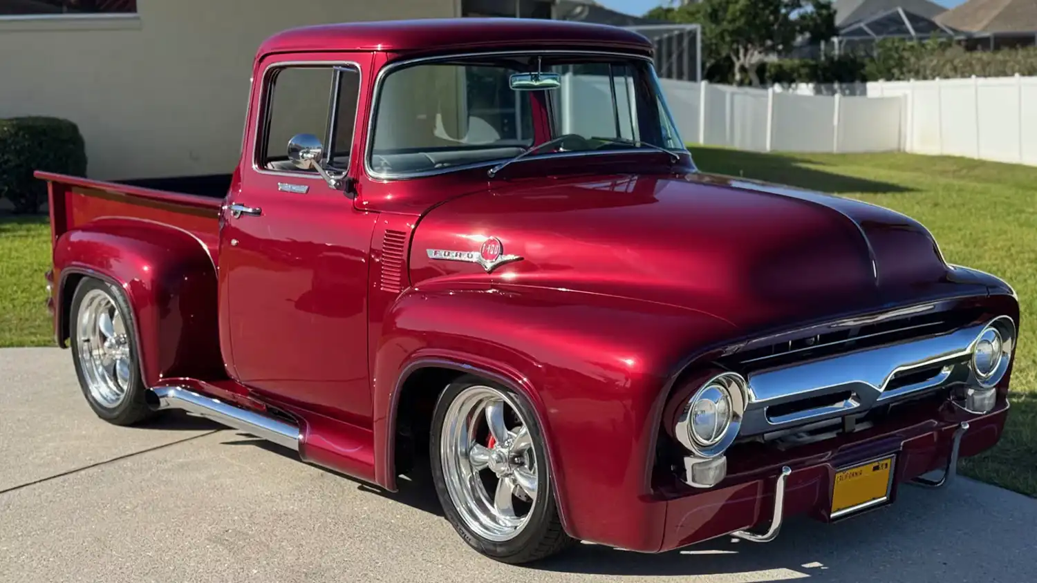 Custom ’56 Ford F100: Stroker V8, Modern Chassis