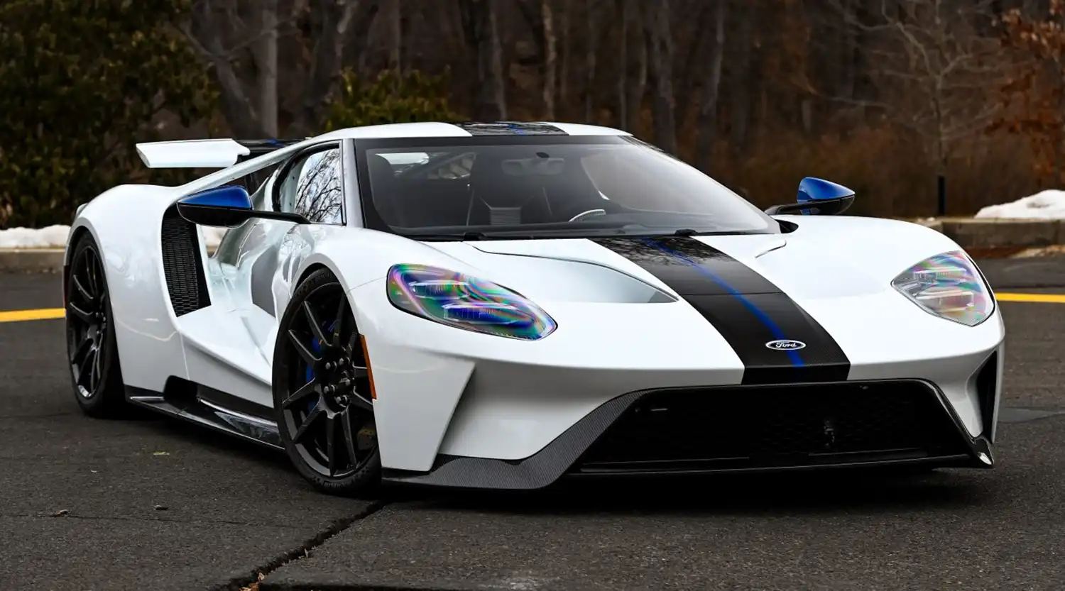 Frozen White Marvel: The 2020 Ford GT Supercar