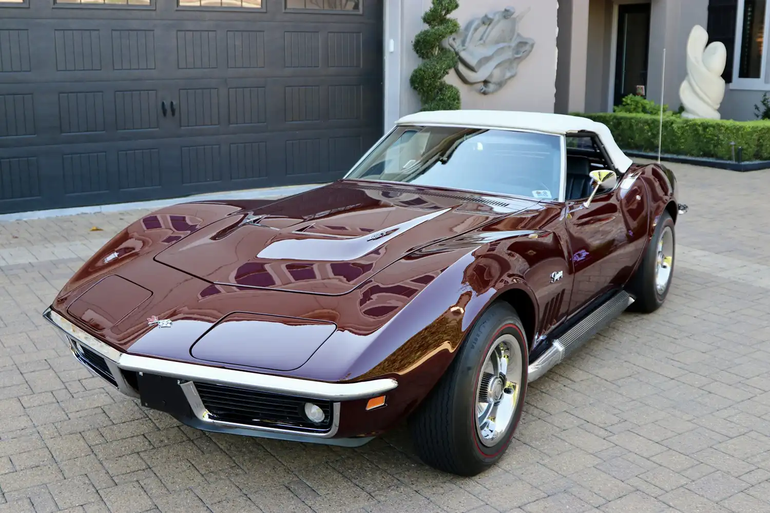 Award-Winning 1969 Chevrolet Corvette L71 Convertible: Burgundy Power
