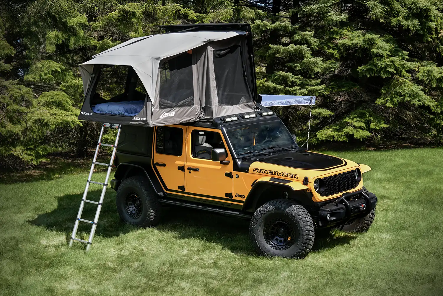 Jeep Performance Parts Unveils Innovative Rooftop Tent Concept for Wrangler
