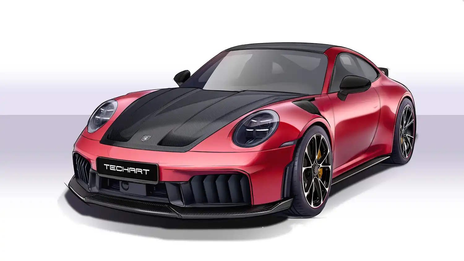 TECHART’s Transformation: The Porsche 911 (992.2) Reimagined