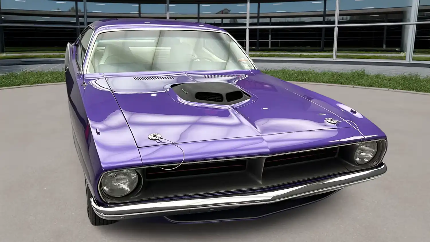 In Violet Legend: 1970 Plymouth Barracuda Coupe Shines