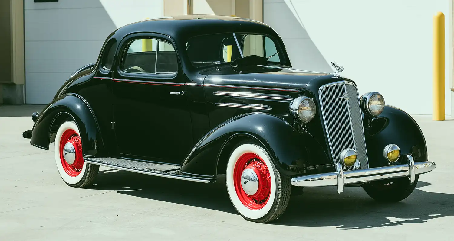 Step Back in Time with This 1935 Chevy Master DeLuxe Coupe