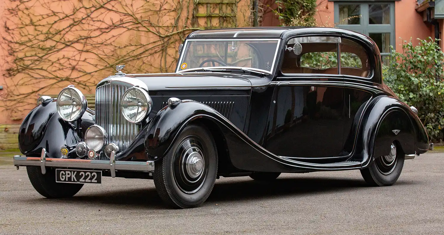 Rare 1938 Bentley 4¼-Litre Coupé with Panoramic Roof by Mulliner