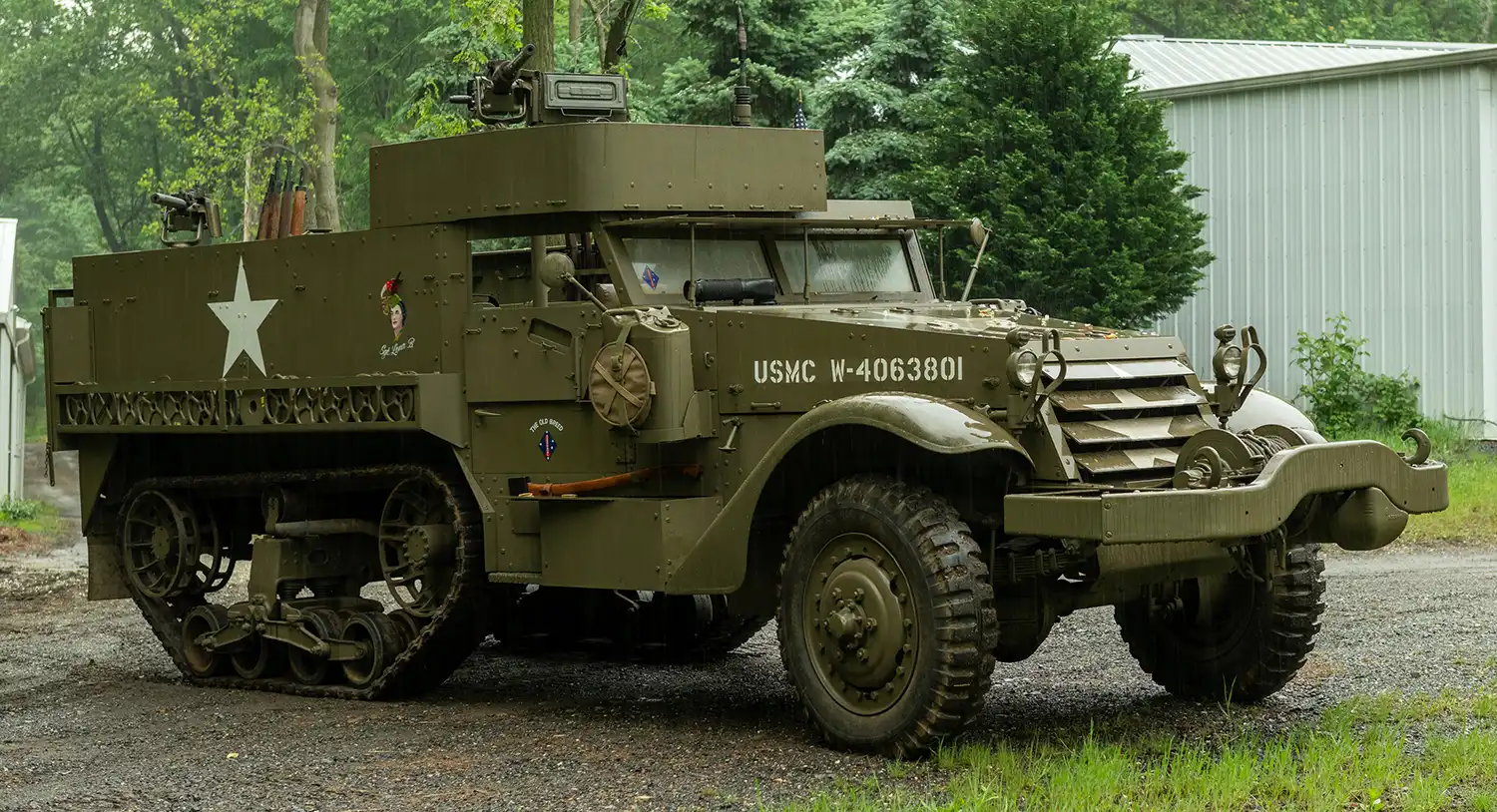A Tribute to History: 1943 White M3A1 Half-Track Reborn