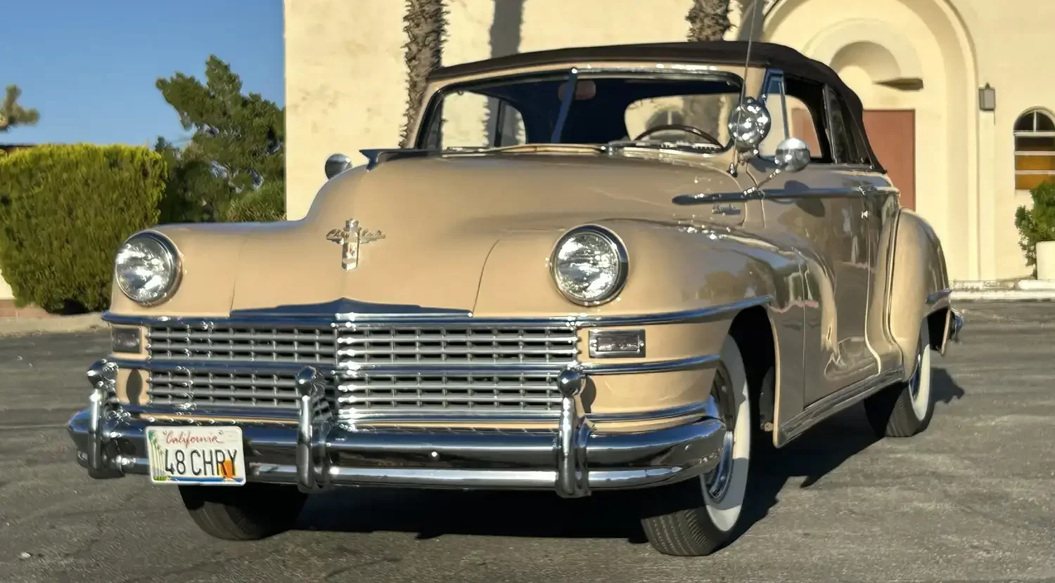 Classic Charm: Discover This 1948 Chrysler Windsor Convertible