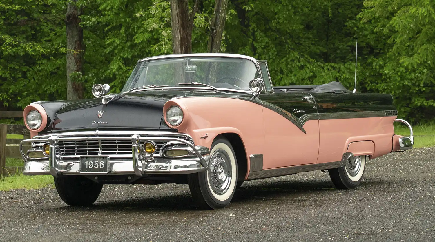 Rolling Glamour: A Fresh Look at the 1956 Ford Fairlane Sunliner
