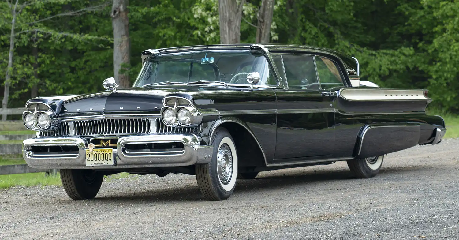 Tuxedo Black 1957 Mercury Turnpike Cruiser Coupe Turns Heads