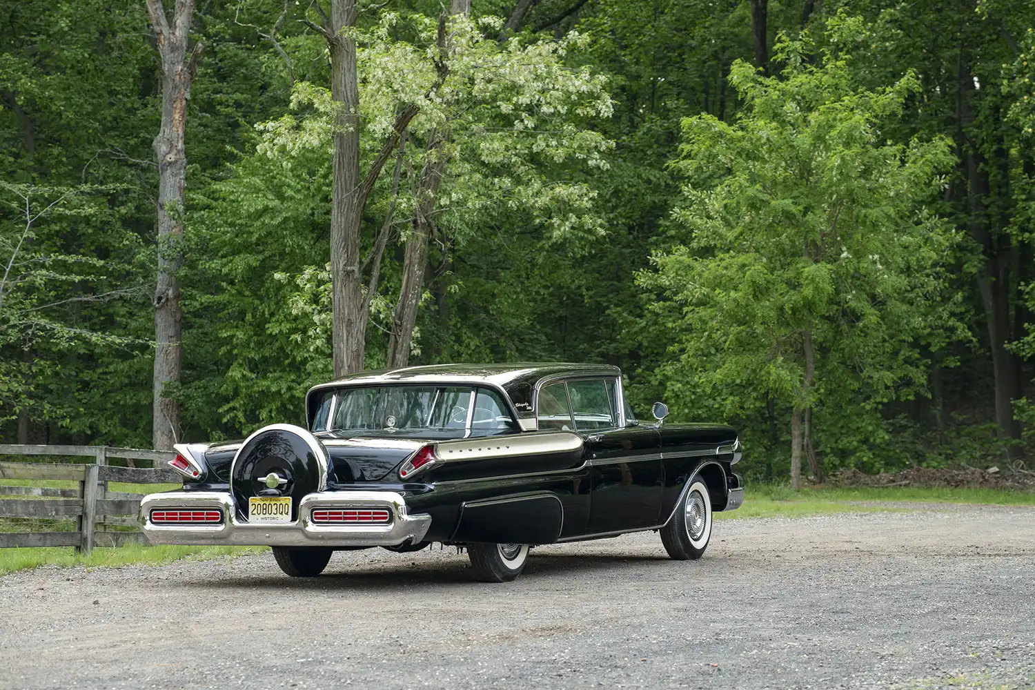 Tuxedo Black 1957 Mercury Turnpike Cruiser Coupe Turns Heads