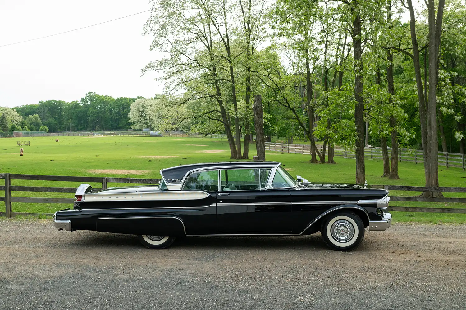 Tuxedo Black 1957 Mercury Turnpike Cruiser Coupe Turns Heads