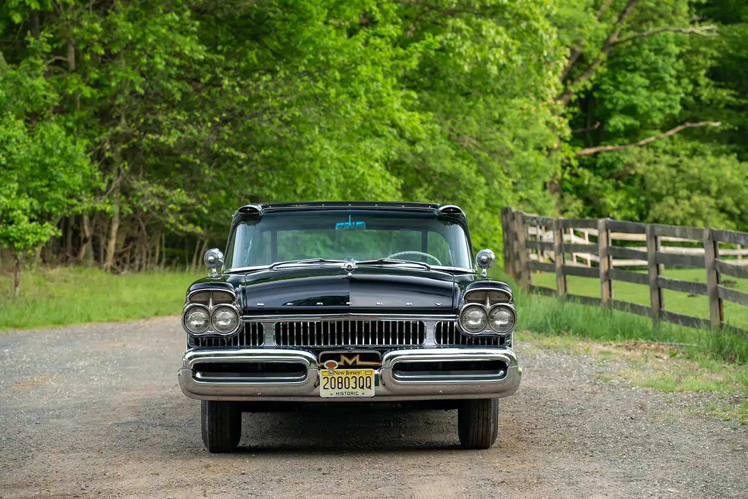 Tuxedo Black 1957 Mercury Turnpike Cruiser Coupe Turns Heads