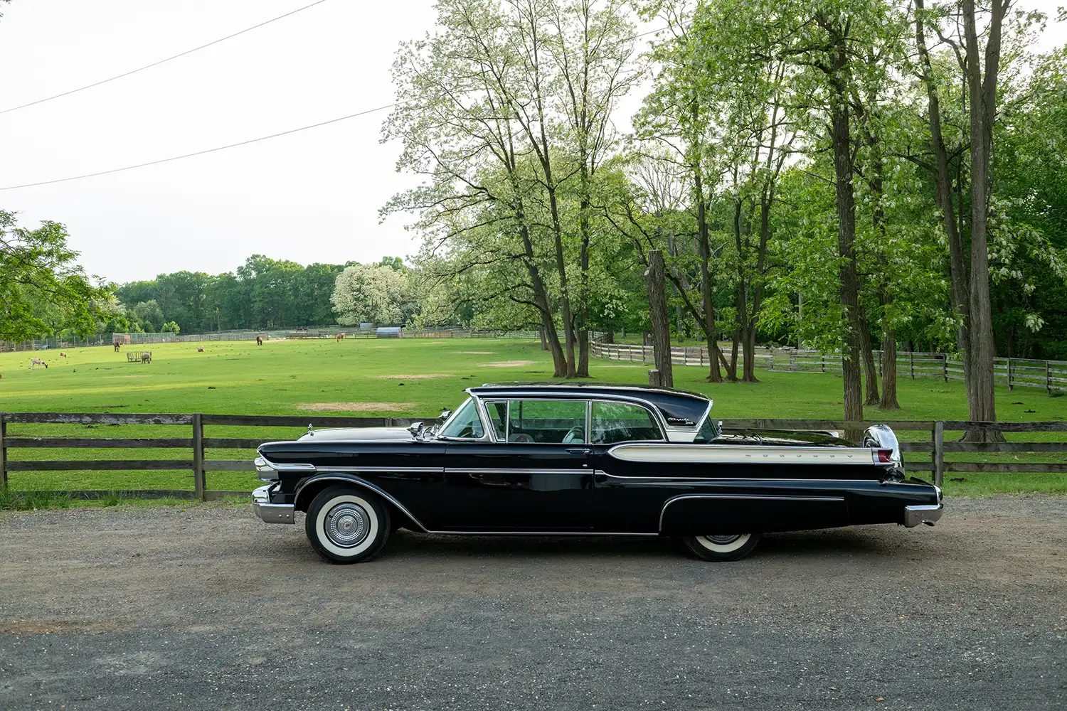 Tuxedo Black 1957 Mercury Turnpike Cruiser Coupe Turns Heads