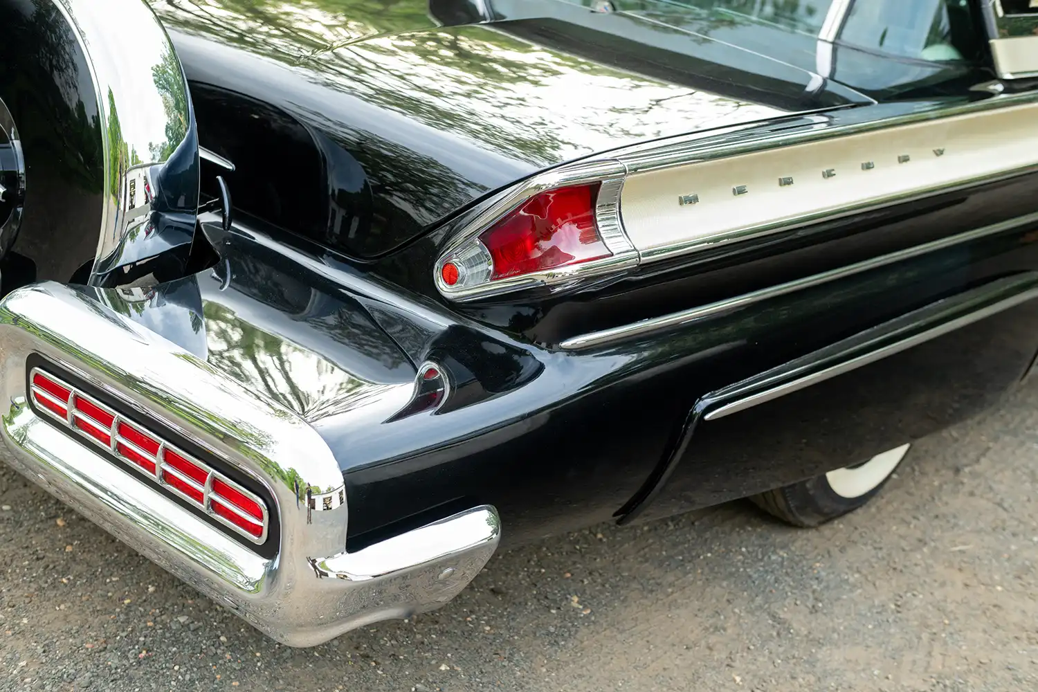 Tuxedo Black 1957 Mercury Turnpike Cruiser Coupe Turns Heads